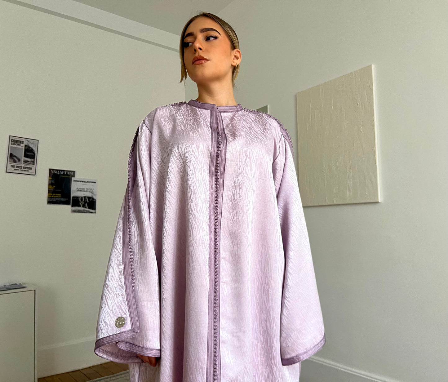 Caftan oversized - lilas