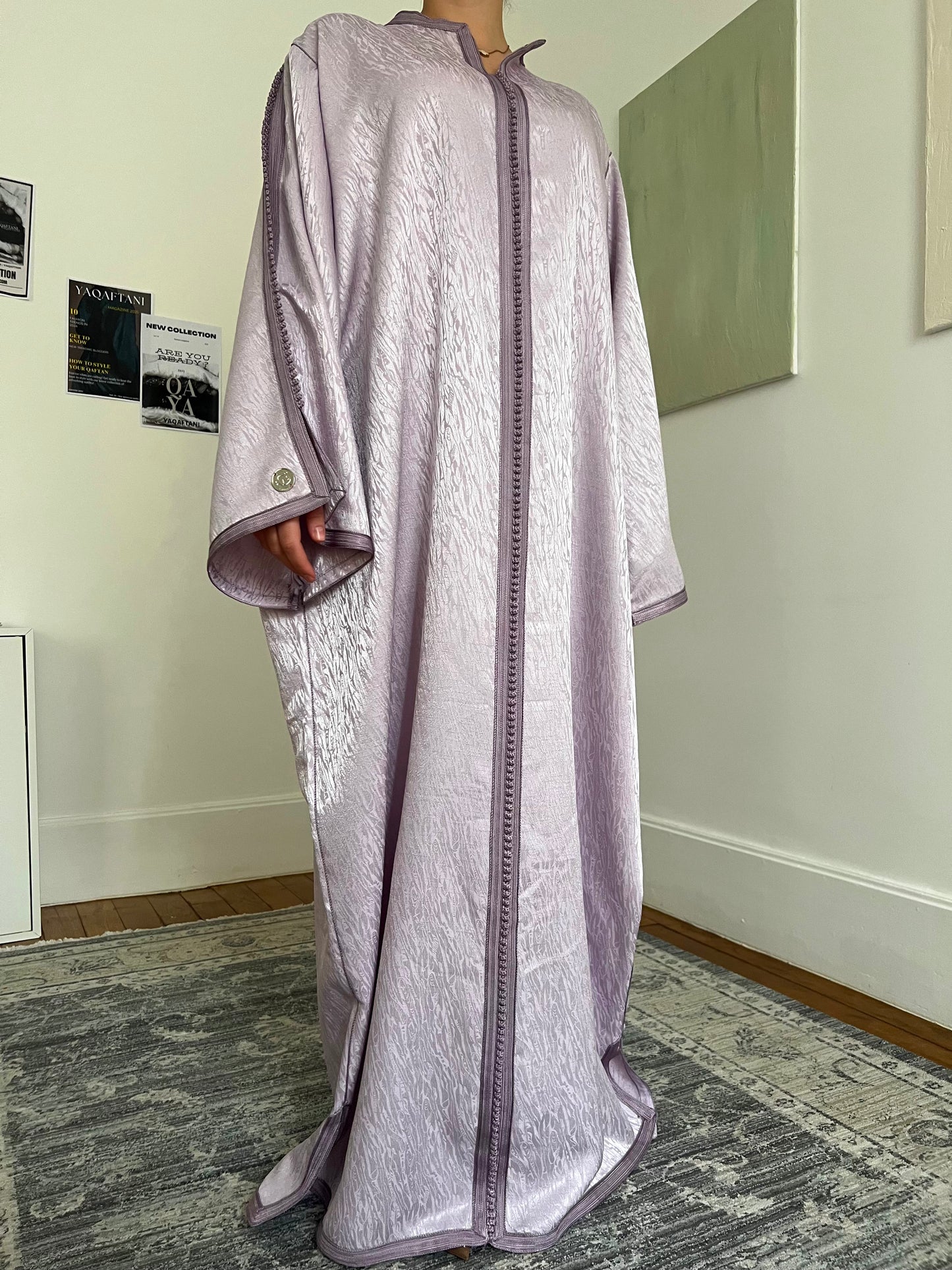 Caftan oversized - lilas