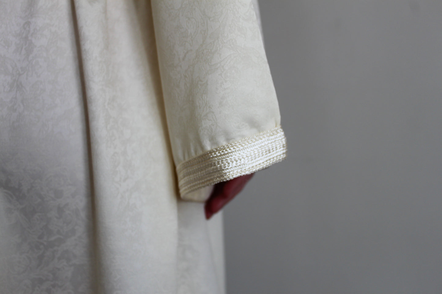 Caftan jacquard - ivoire