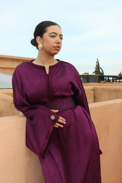 Caftan oversized - antique purple